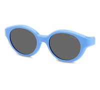 Polaroid Enfant Polaroid PLD K007 CL-ON MVU/M9 Clip-ons Plastique Bleu clair Gris Ronde Polarisé