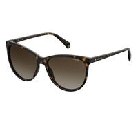 Polaroid Femme Polaroid PLD 4066/S 086/LA Lunettes de soleil Plastique Havane Carré Polarisé