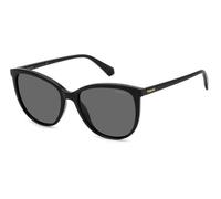 Polaroid Femme PLD 4138/S 807/M9 Lunettes de soleil Plastique Noir Gris Cat Eye Polarisé