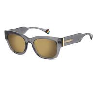 Polaroid Femme PLD 6213/S/X RIW/LM Lunettes de soleil Polycarbonate Gris Carré Polarisé Multicouche