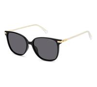 Polaroid Femme Polaroid PLD 4170/G/S/X 2F7/M9 Lunettes de soleil Polycarbonate Noir Gris Carré Polarisé