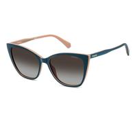Polaroid Femme Polaroid PLD 4181/S DB1/LA Lunettes de soleil Polycarbonate Marron Carré Polarisé Ombré