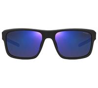 Polaroid Homme PLD 3018/S DL5/JY Lunettes de soleil Plastique Noir Bleu Carré Miroir