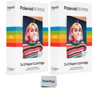 Polaroid Hi-Print Lot de 3 cartouches de papier 20 feuilles avec chiffon de nettoyage 2 x 3