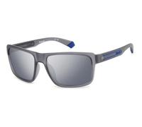 Polaroid Homme PLD 2158/S RIW/EX Lunettes de soleil Polycarbonate Gris Gris Géométrique Polarisé Miroir