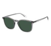 Polaroid Homme PLD 4139/S KB7/UC Lunettes de soleil Plastique Gris Vert Carré Polarisé