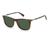 Polaroid Homme Polaroid PLD 2109/S 086/UC Lunettes de soleil Éco-poliam Havane Vert Carré