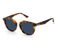 Polaroid Homme Polaroid PLD 2113/S/X 086/C3 Lunettes de soleil Acétate Havane sombre Gris Carré Polarisé