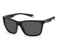 Polaroid Homme Polaroid PLD 2126/S 08A/M9 Lunettes de soleil Plastique Noir/Gris Gris Carré