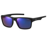 Polaroid Herren Pld 3018/S Jy Dl5 55 Sonnenbrille, Schwarz (Black/Greybl), EU