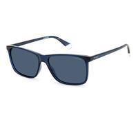 Polaroid Lunettes de soleil PLD 4137/S - Polarisées CAT3 - 58/15/145 Bleu Homme