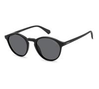 Polaroid Homme Polaroid PLD 4153/S 807/M9 Lunettes de soleil Polycarbonate Noir Gris Ronde Polarisé
