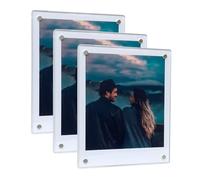 Polaroid Lot de 3 cadres photo magnétiques pour Polaroid Now i-Type/600/SX-70/OneStep+/Instax Square Wide 300/200/210 8,9 x 10,8 cm