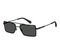 lunettes de soleil 6093/S807/M9 unisexes noires avec verres gris