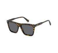Polaroid - Lunettes de soleil carrées polarisées pour femmes - unisex - Accessoires - Brun - Taille: 56 MM