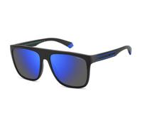 Polaroid - Lunettes de soleil élégantes avec verres colorés - Homme - Accessoires - Noir - Taille: 56 MM