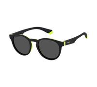 Polaroid - Lunettes de Soleil Junior Noir Jaune/Gris - unisex - Accessoires - Noir - Taille: 45 MM