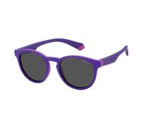 Polaroid Enfant Polaroid PLD 8048/S 848/M9 Lunettes de soleil Plastique Lilas Gris Ronde