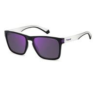 Polaroid Lunettes de Soleil PLD 2139/S Matte Black/Violet 56/18/140 unisexe
