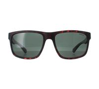 Polaroid Lunettes de Soleil Pld 2157/S Hgc UC Mat Marron Havane Vert Polarisé