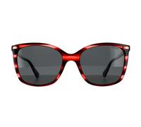 Polaroid Lunettes de Soleil Pld 4108/S 0UC M9 Rouge Havane Gris Polarisé