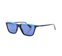 Polaroid - Lunettes de soleil rectangulaires en acétate - Homme - Accessoires - Bleu - Taille: ONE Size