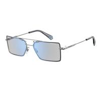 Polaroid - Lunettes de soleil rectangulaires - unisex - Accessoires - Gris - Taille: 56 MM