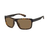 Polaroid PLD 2158/S Lunettes de soleil marron mat Havana 58 pour homme, Marron mat Havana, 58