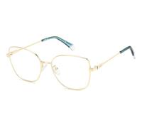 POLAROID lunettes, modèle PLD D521, couleur or bleu, verre 55 mm, pont 16 mm, non polarisées