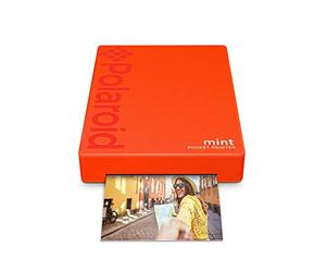 Polaroid Mint Pocket Printer W/ Zink Zero Ink Technology & Built-In Bluetooth for Android & iOS Devices - Red