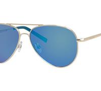 Polaroid Lunettes de soleil Enfant PLD 8015/N J5G/JY Métal Or Bleu Pilote Polarisées 52