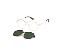Polaroid - Monture optique avec clip-on - unisex - Accessoires - Jaune - Taille: 56 MM