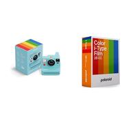 Polaroid - Now+ Gen3 - Appareil Photo instantané connecté Bluetooth + Film Couleur (16 Photos) - Bleu Arctique