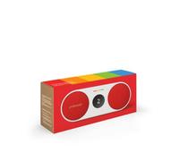 Polaroid P2 - Enceinte Bluetooth sans Fil Rechargeable avec IPX5 et Double jumelage stéréo - Rouge