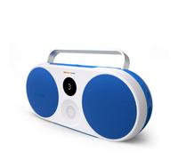 Polaroid P3 - Enceinte Bluetooth sans Fil Rechargeable avec IPX5 et Double jumelage stéréo - Bleu et Blanc