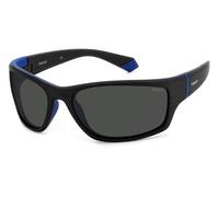 Polaroid Pld 2135/s D51/M9 BLACK BLUE Sunglasses Men Acetate, Standard, 65