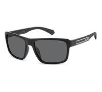 Polaroid homme PLD 2158/S 807/M9 Lunettes de soleil Polycarbonate Noir Gris Géométrique Polarisé