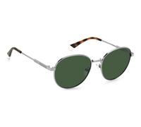 Polaroid PLD 4135/S/X 6LBUC, Lunettes de soleil, Ronde, Unisex, polariséesArgent