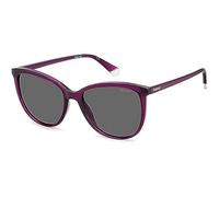 Polaroid Femme PLD 4138/S B3V/M9 Lunettes de soleil Plastique Violet Gris Cat Eye Polarisé