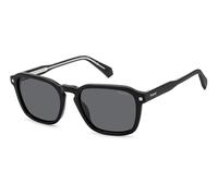Polaroid Pld 4156/s/x 807/M9 BLACK Sunglasses Unisex Acetate, Standard, 53
