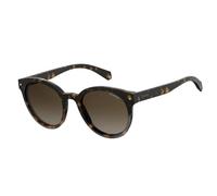 Lunettes de soleil Polaroid Pld 6043/s col. 086/la Femme Ronds Havana