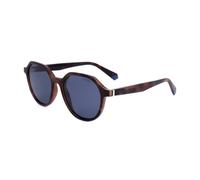 Polaroid PLD 6111/S Sunglasses, Ipr/C3 Havana Blue, 51 Mixte