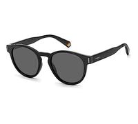 Polaroid Unisex PLD 6175/S 807/M9 Lunettes de soleil Plastique Noir Gris Ronde