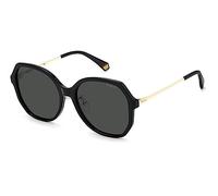 Polaroid PLD 6177/G/S Sunglasses, 807/M9 Black, 57 Mixte