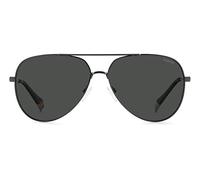 Polaroid Lunettes de soleil PLD 6187/S Dark Ruthenium (KJ1/M9) Polarisées Gris