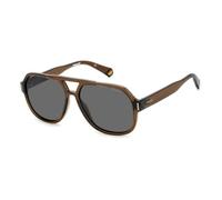 Polaroid Pld 6193/s 09Q/M9 BROWN Sunglasses Unisex Polycarbonate, Standard, 57