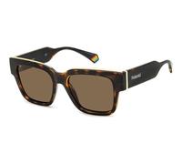 Polaroid Pld 6198/s/x 086/SP HAVANA Sunglasses Unisex Polycarbonate, Standard, 52