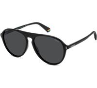 Polaroid PLD 6225/S BLACK/GREY POLARIZED 57/15/140 Herrenbrillen Sonnenbrillen