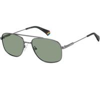 Polaroid PLD 6235/S/X DARK RUTHENIUM GREEN/ GREEN POLARIZED 56/17/145 Lunettes de soleil pour hommes