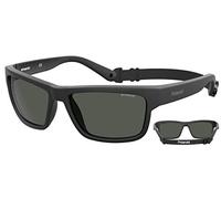 Polaroid - Lunettes de soleil PLD 7031/S 807/M9 - Nylon Noir Gris Carré Polarisé Homme
